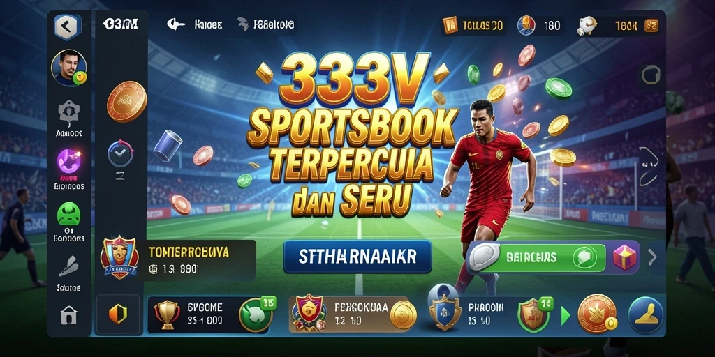 Tampilan menarik dari aplikasi 333V menunjukkan pengalaman taruhan olahraga.
