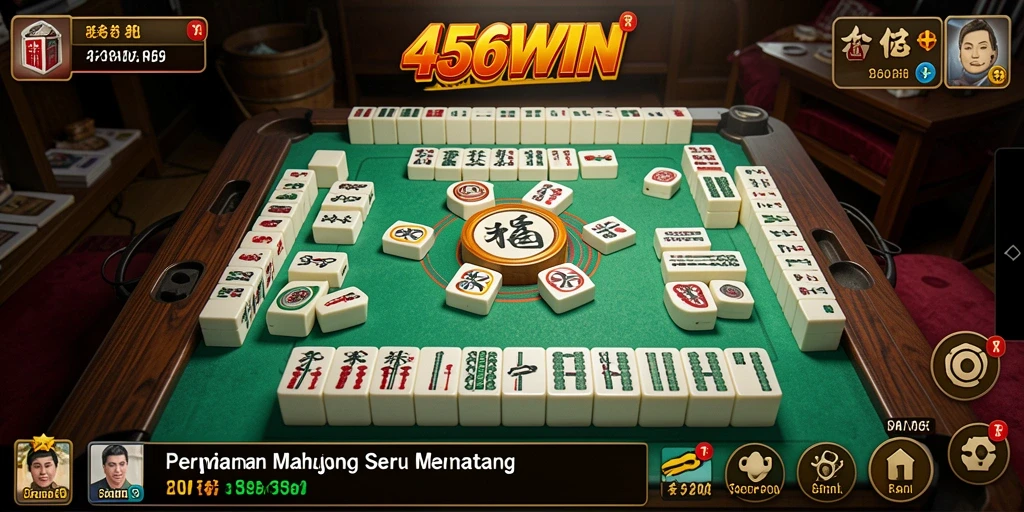 Tampilan gameplay seru dari 456WIN dalam Mahjong.