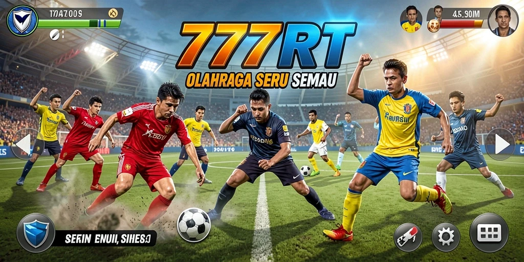 Tampilan menarik dari permainan olahraga di 777RT.