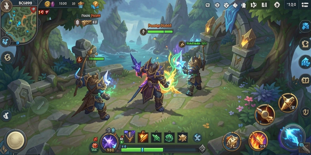 Tampilan gameplay RPG BOS898 yang mendebarkan dan penuh aksi.