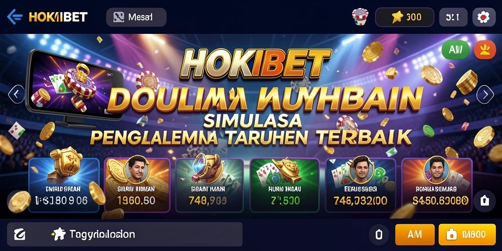 Screenshot HOKIBET menampilkan suasana gameplay yang seru dan interaktif.
