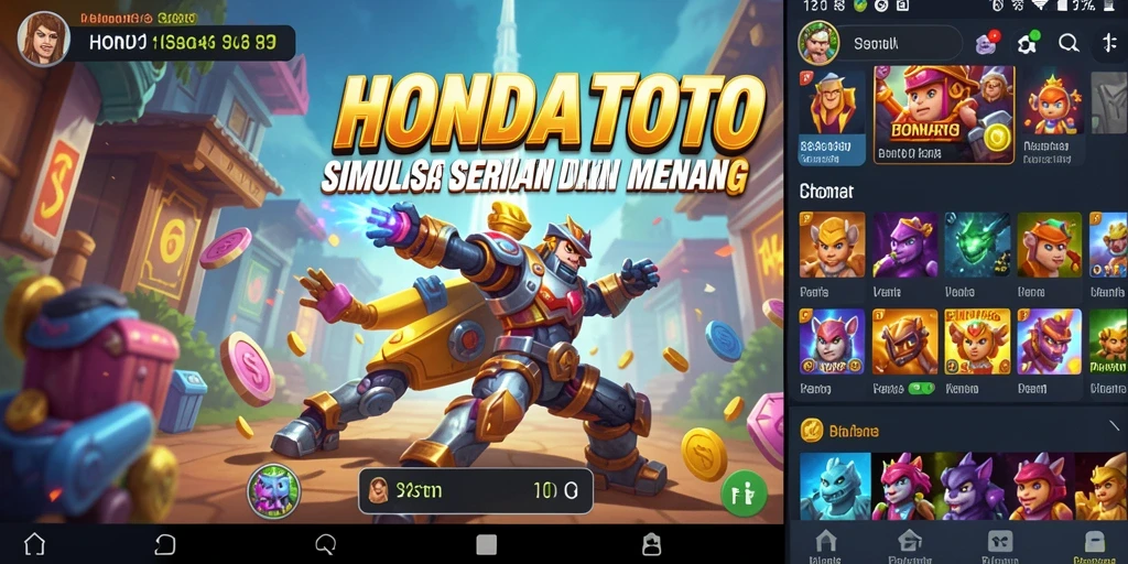 Screenshot gameplay HONDATOTO menampilkan aksi seru dalam simulasi.