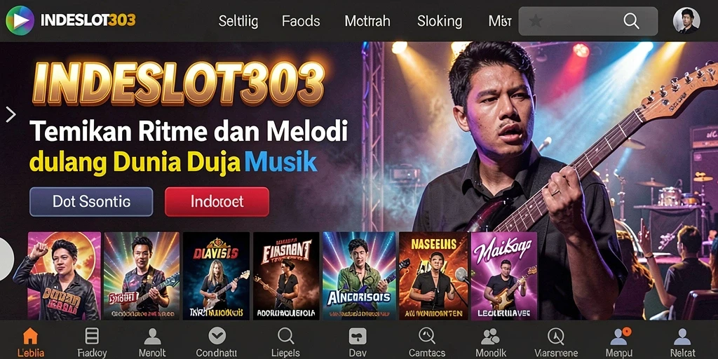 Tangkapan layar menunjukkan gameplay menarik dari INDESLOT303 yang penuh dengan musik.