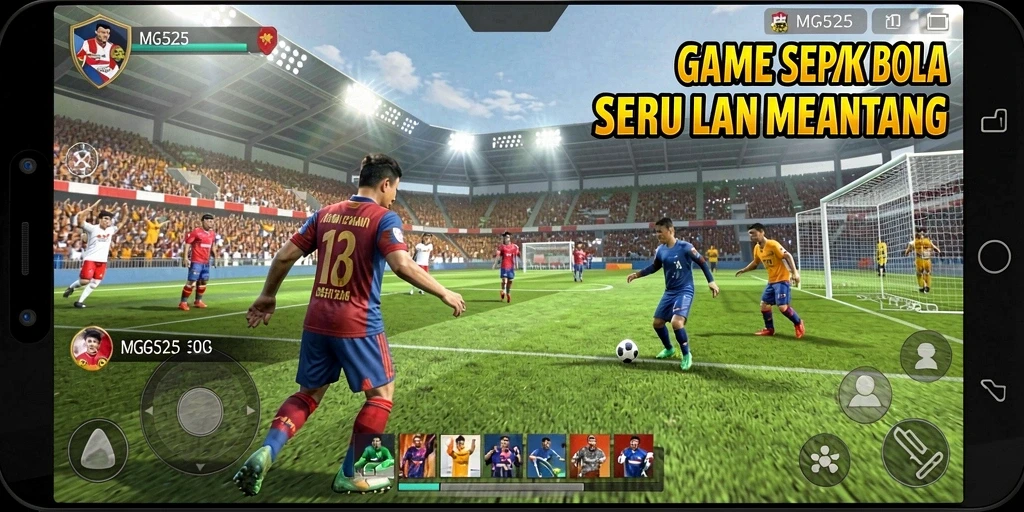Tampilan gameplay MG525 yang seru dan menarik.