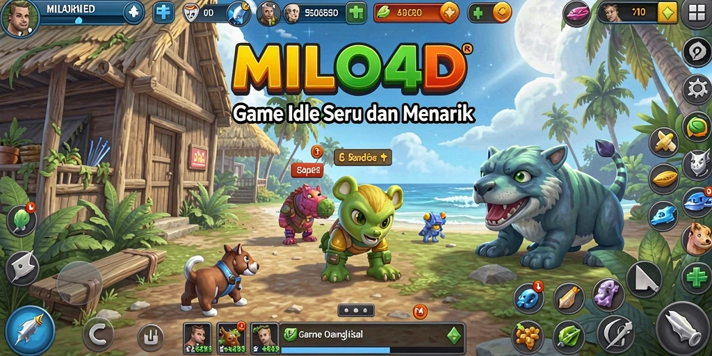 Tampilan menarik dan gameplay seru dari MILO4D