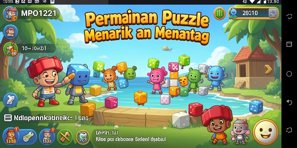 Tampilan gameplay seru MPO1221 yang menantang.