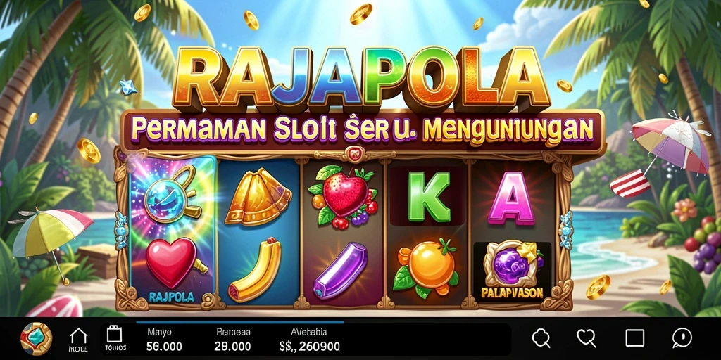 Tampilan gameplay seru dari RAJAPOLA diputar dengan grafis menawan.