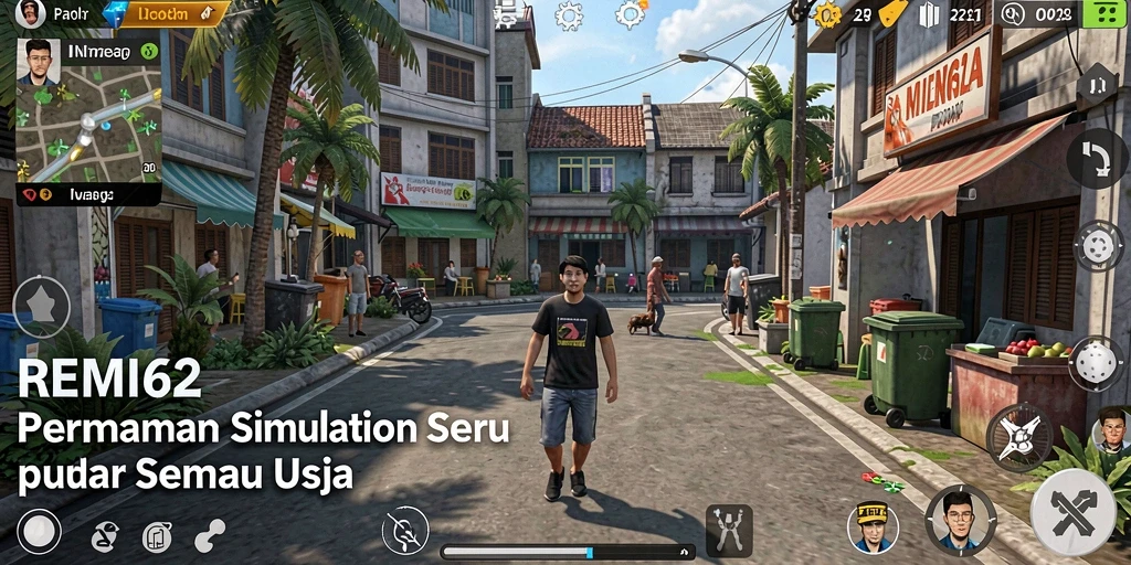 Tampilan screenshot utama dari gameplay REMI62 yang menarik dan mendebarkan.