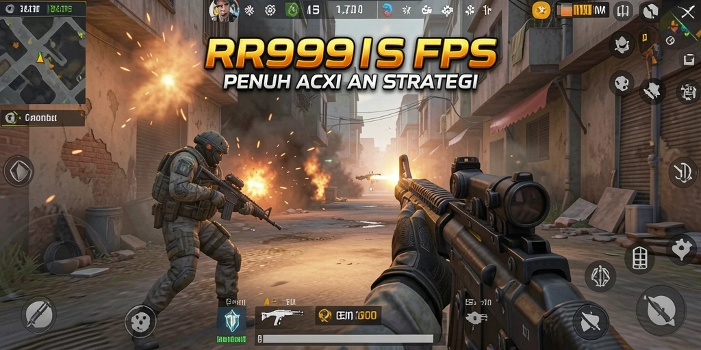 Tangkapan layar dari gameplay intens RR999 yang mendebarkan.