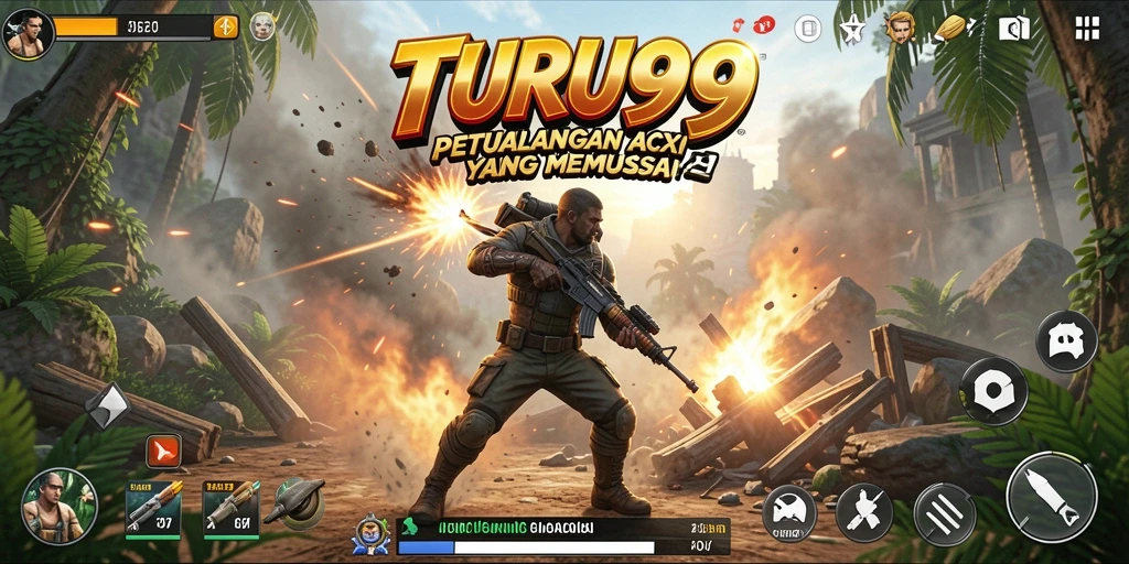 Gameplay mendebarkan TURU99 dengan aksi tanpa henti.