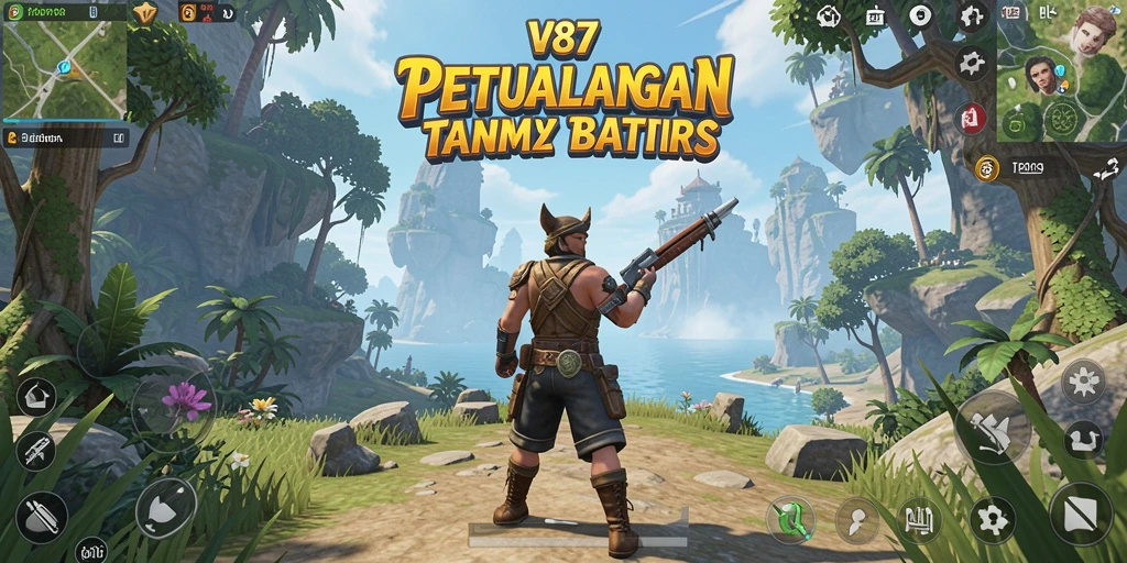 Tampilan menarik dari gameplay Open World V87 yang penuh petualangan.