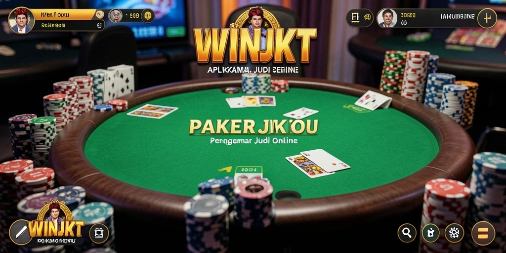 Tampilan gameplay WINJKT dengan aksi Poker seru
