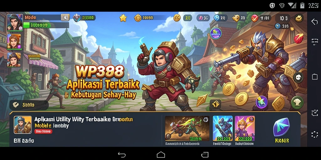 Tampilan interface WP888 yang sederhana dan efektif.
